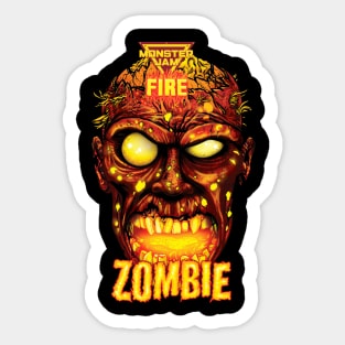 The Fire Of Zomb Sticker